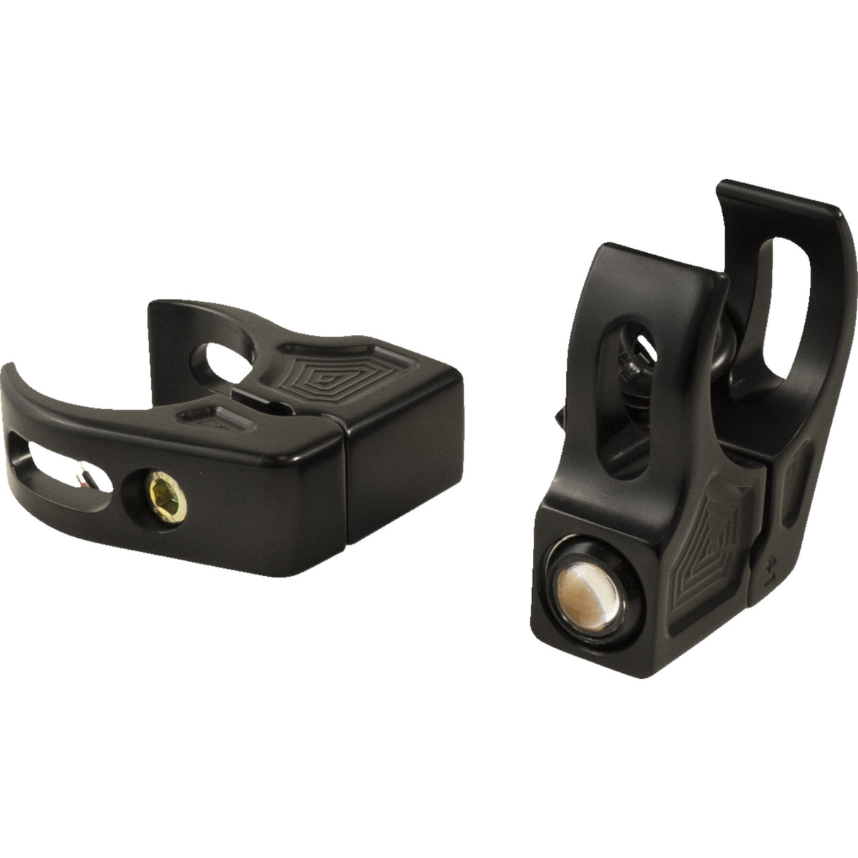 JOKER MACHINE 2020-2142 05-220-1 Fork Mount Turn Signals - 39 mm - Amber - Black