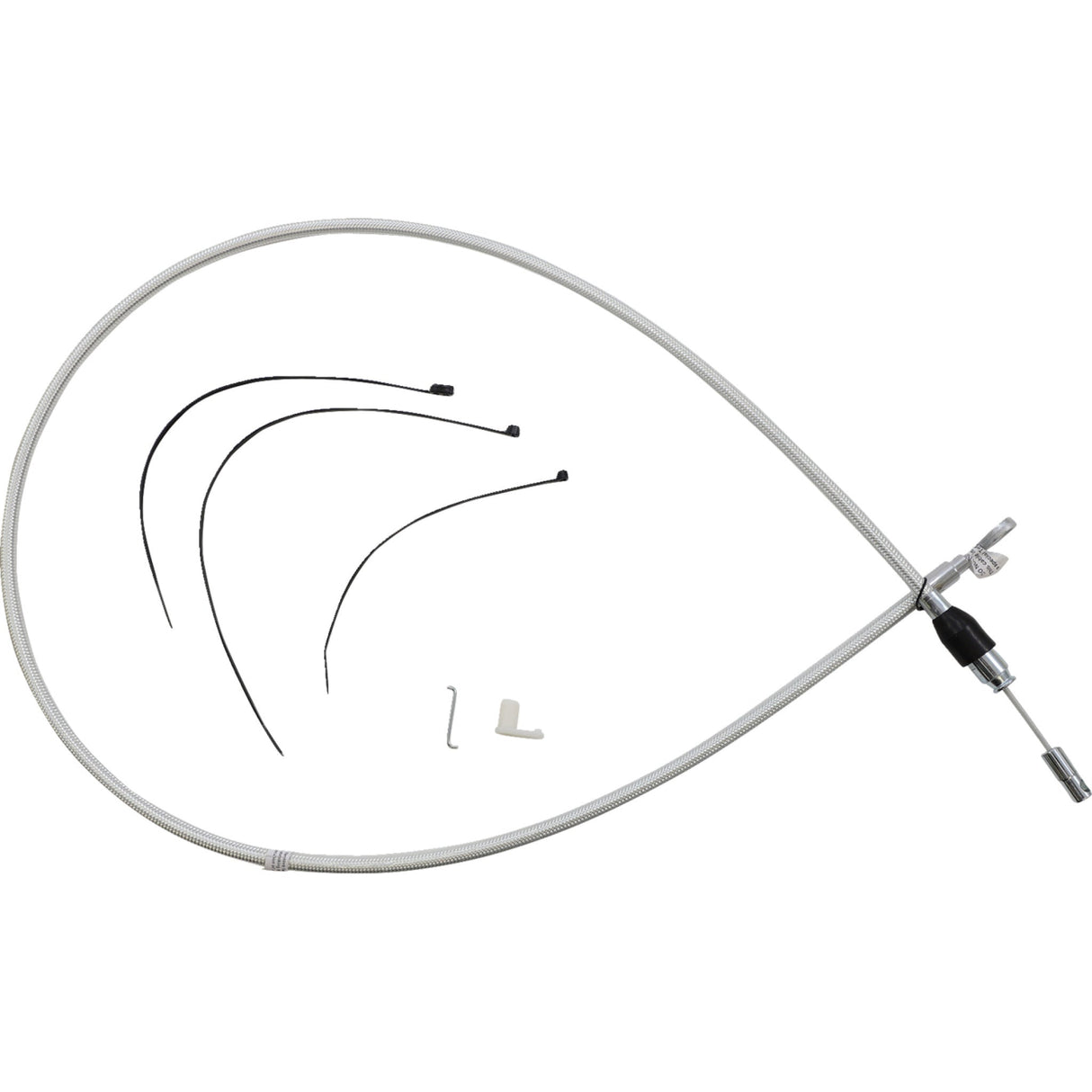 Magnum Shielding Sterling Chromite II® Quick Connect Upper Clutch Cable 56" - 323422HE For Harley Motorcycles 2018-2024