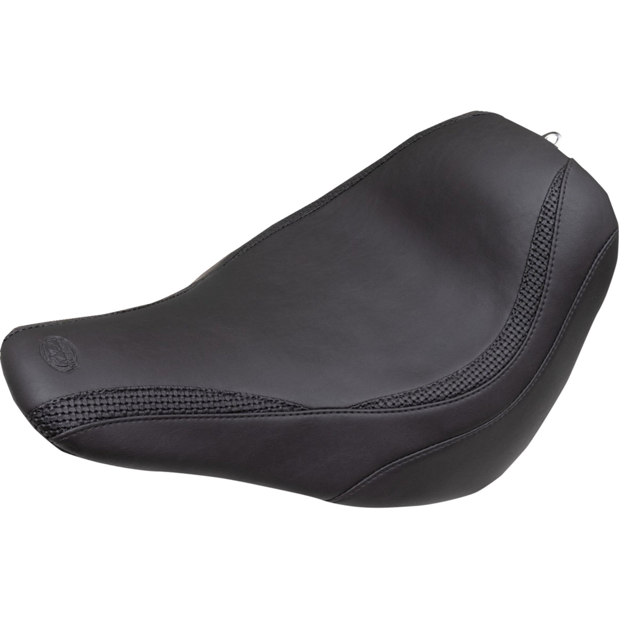 Mustang Runaround™ Solo Seat Solo Black Basketweave - 83070 For Harley Softail Low Rider 2020-2023