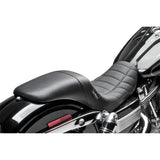 LePera Daytona Sport Seat Flat Track Stitch Black - LK-512TRKPT For Harley Motorcycles 2006-2017