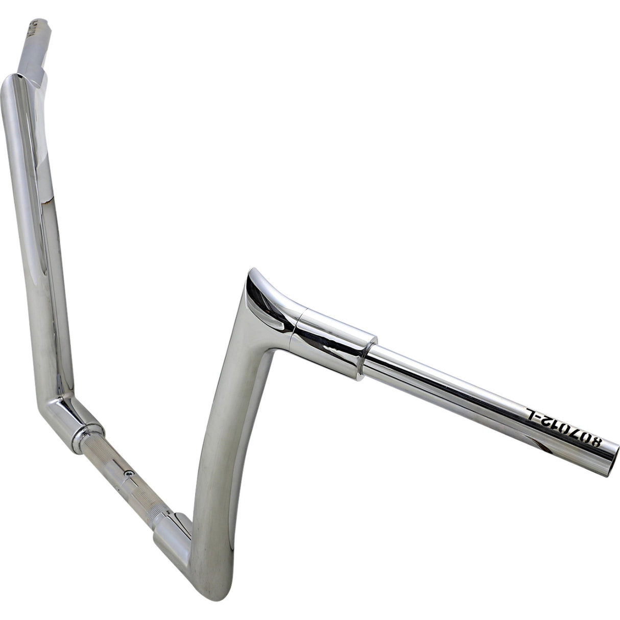 FAT Baggers INC. 1-1/2" EZ Install Pointed Top Handlebar 12" Chrome - 807012 For Harley Touring 2008-2016