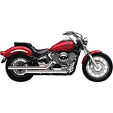 Cobra Dragster 2-Into-2 Exhaust System - 2617T Yamaha Star 1100 Custom 1999-2009