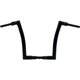 FAT BAGGERS INC. 0601-5805 618014-B 1-1/2" EZ Install Flat Top Handlebar - 14" - Black