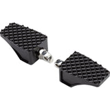LA CHOPPERS 1620-2436 LA-P100-01B County Line Footpegs - County Line Billet Footpegs - Front - Black
