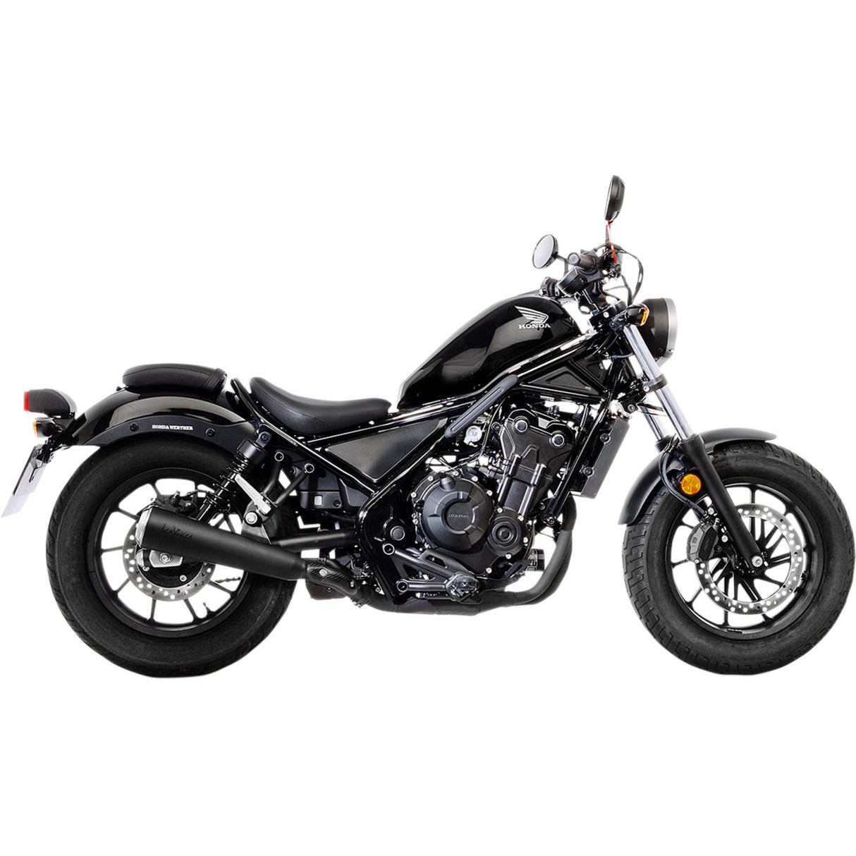 Leovince GP Racer Muffler - 15006BU Honda Rebel 2017-2025