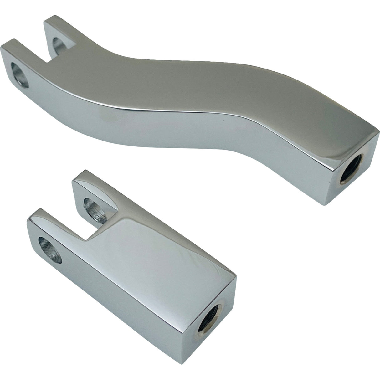 DRAG SPECIALTIES 1620-2506 Passenger Foot Peg Mount Kits Passenger Peg Mount - Foot Peg Supports - Chrome - FXD