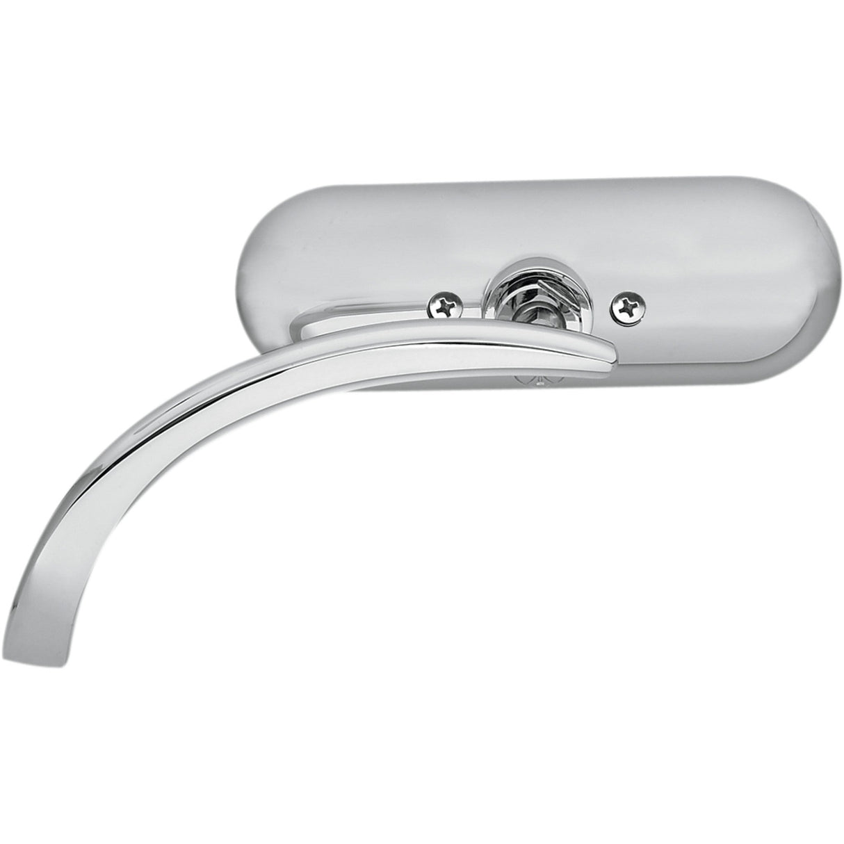 Arlen Ness Micro-Mirror Micro Mini Side View Oval Chrome Right - 13-407