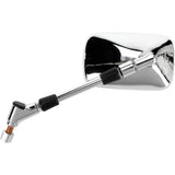 EMGO 0640-0700 20-55212 OEM-Style Replacement Mirror Mirror - Side View - Rectangle - Chrome - Left