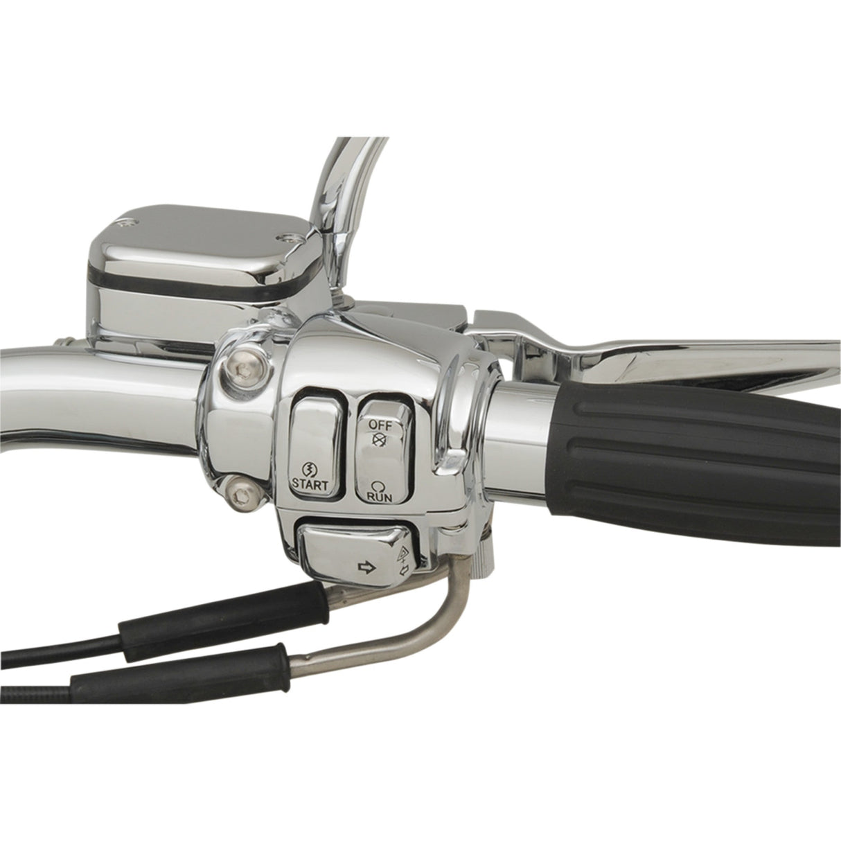 Drag Specialties Handlebar Control Kit With Mechanical Clutch 9/16" Master Cylinder For Harley Motorcycles 1996-2011