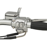 Drag Specialties Handlebar Control Kit With Mechanical Clutch 9/16" Master Cylinder For Harley Motorcycles 1996-2011