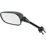 EMGO 0640-0360 20-43032 OEM-Style Replacement Mirror Mirror - Side View - Rectangle - Black - Left