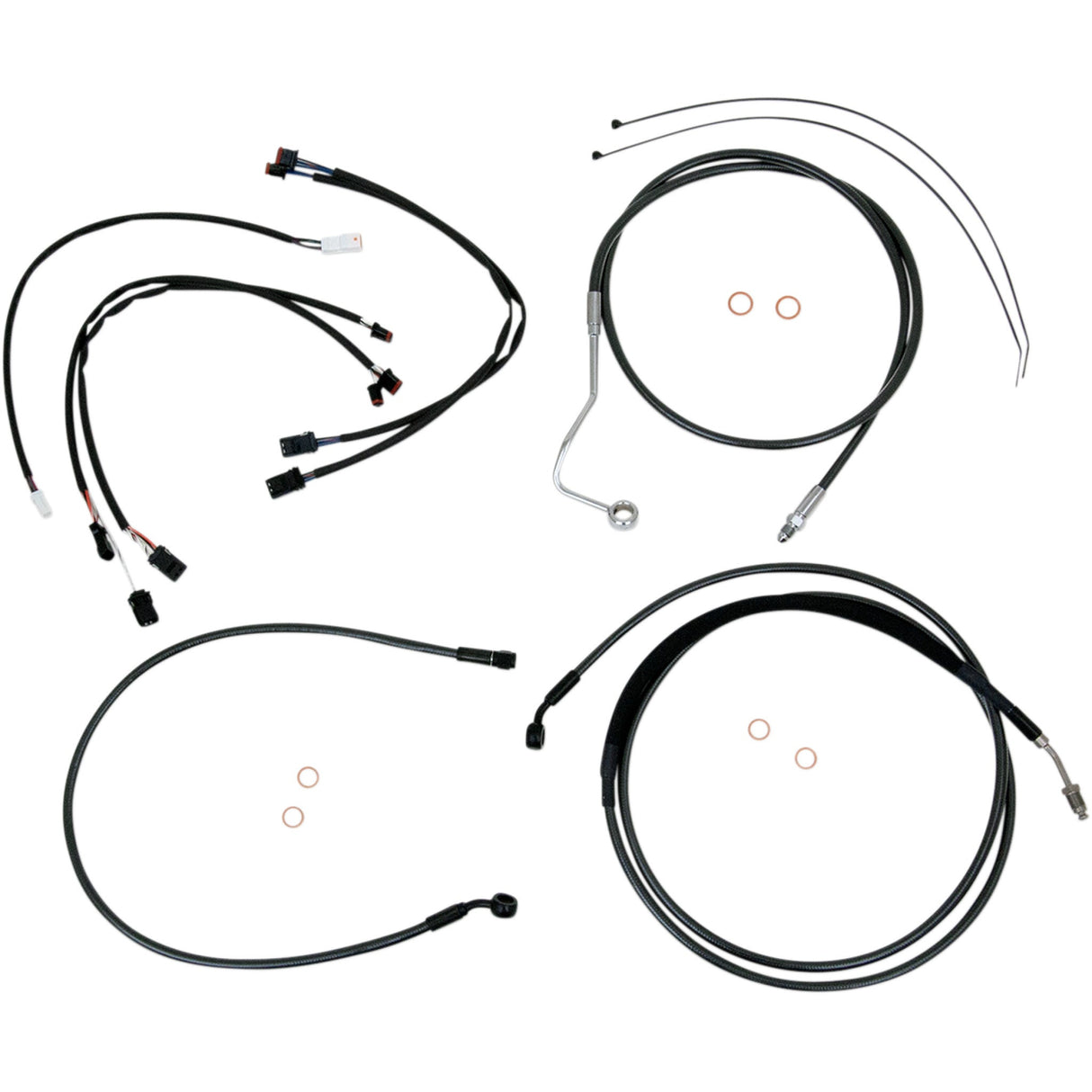 Magnum Shielding Cable Kit - 487421 For Harley Road King Special 2017-2019