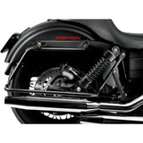 CYCLE VISIONS 3501-0626 CV7400B Saddlebag Mount for Dyna Models Bagger Tail - Black - FXD '06-'17