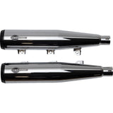 S&S Cycle Grand National Slip-On Mufflers Chrome 50-State - 4110-156 For Indian Scout 2015-2023