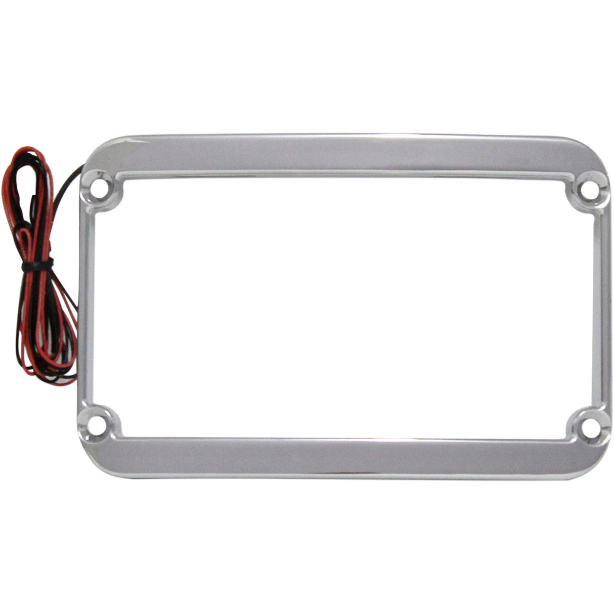 KLOCK WERKS 2030-0803 KWS-01-0088-C The One Rear Fender Lighted License Frame - Lighted License Plate Frame - Chrome