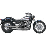 Cobra Drag Pipes 2-Into-2 Exhaust System - 2263 Yamaha V-Star 650 1998-2005