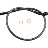 MAGNUM SHIELDING 1741-6161 AS478126 Alternate Length Upper Brake Line - 12mm-35° - 26" - Black Pearl