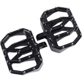 Thrashin Supply CO. Mini Aggressor Floorboards Black Rear - TSC-2031-1-D For Harley Motorcycles 1972-2025