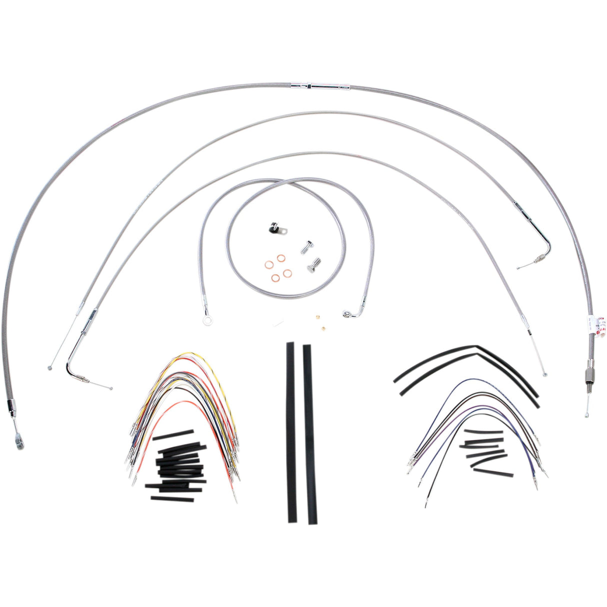Burly Brand Complete Cable Kit - B30-1055 For Harley Softail 2000-2006