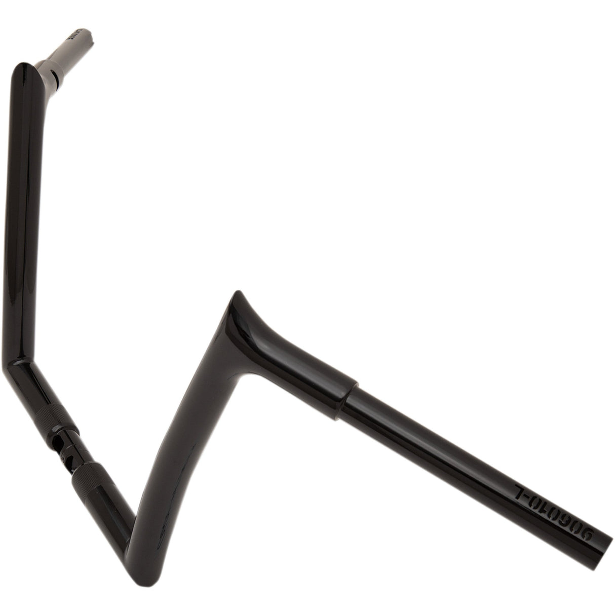 FAT Baggers INC. 1-1/4" EZ Install Pointed Top Handlebar 10" Black - 906010-B For Harley Touring 2015-2022