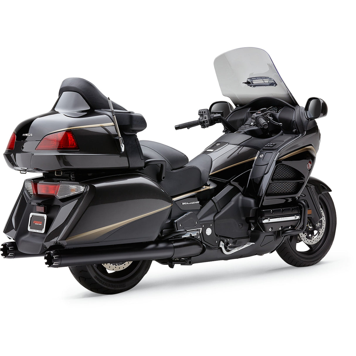 Cobra Muffler - 1219B Honda GL1800HP Gold Wing Audio Comfort / GL1800B Gold Wing F6B / GL1800F6B Gold Wing Bagger 2012-2017