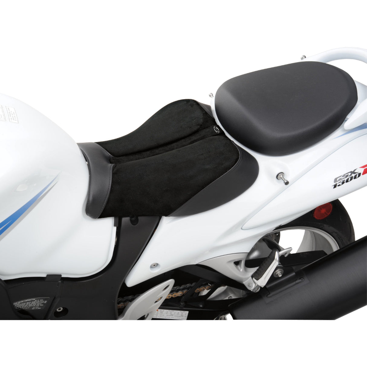 SADDLEMEN 0810-0823 0810-0823 Gel Channel™ Sport Seat — Solo Gel Channel™ Sport Seat - Black - Hayabusa