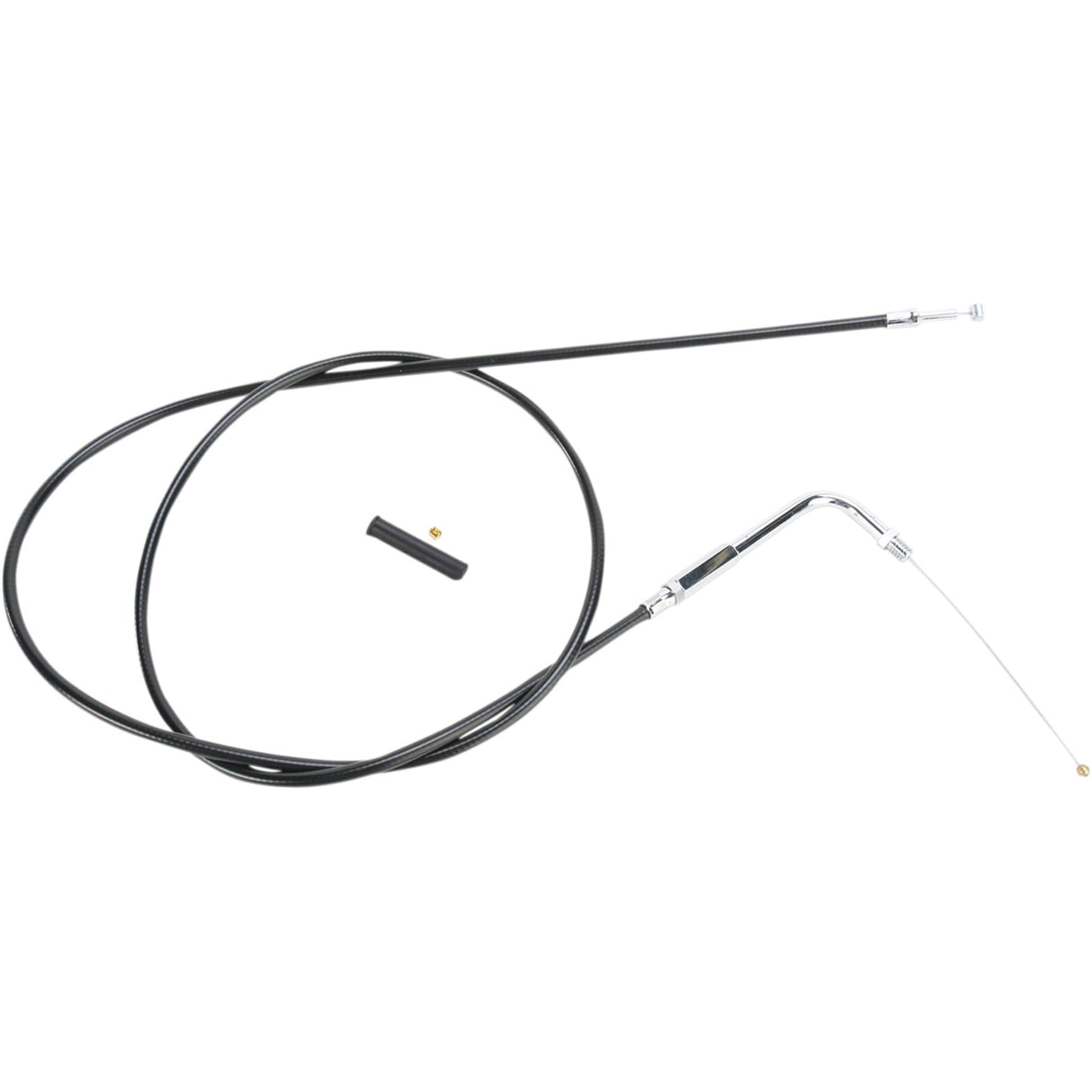DRAG SPECIALTIES Black Vinyl Cable Throttle