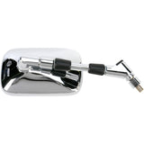 EMGO 0640-0701 20-55221 OEM-Style Replacement Mirror Mirror - Side View - Rectangle - Chrome - Right