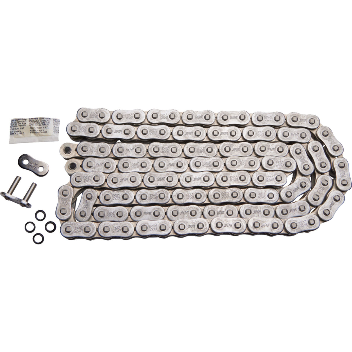 EK 1223-0682 525ZVX3-120C 525 ZVX3 Extreme Sportbike Series Chain 525 ZVX3 - Sportbike Chain - 120 Links - Chrome