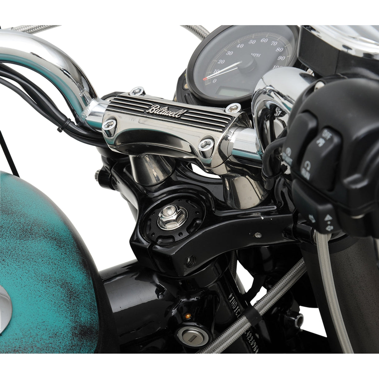 BILTWELL 0602-0569 6402-302-02 2" Thunder Handlebar Riser Risers - Thunder - 2" - Polished