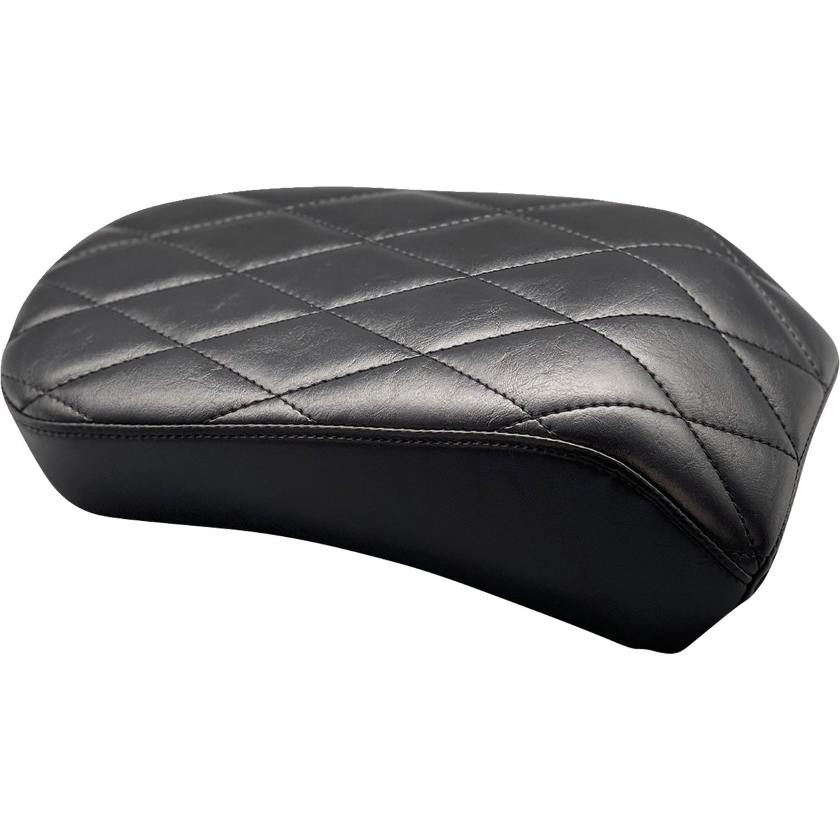 LePera Bare Bones Series Pillion Pad — Diamond Stitch Diamond Black FL FX - LYB-007PDM For Harley Softail 2018-2022