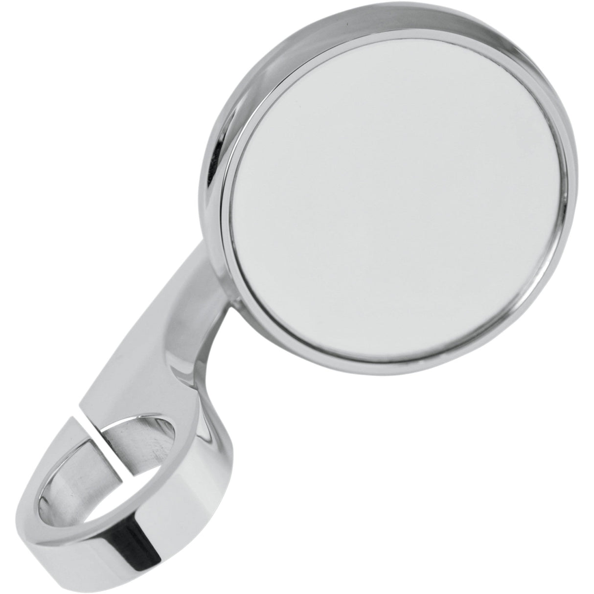 Todd's Cycle Clamp-On Shooter Mirror Shooter Side View Round Chrome 1"