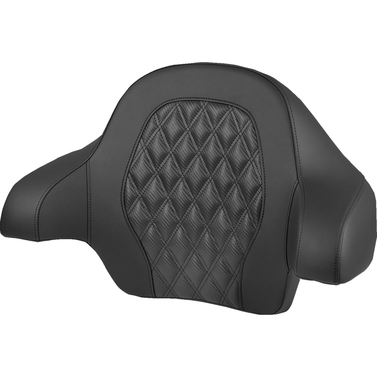 SADDLEMEN 0822-0699 814-07-20700 Tour Pak® Backrest Pad Tour-Pak® Backrest Pad - Lattice Stitch - Black Stitch - FL '14-'25