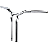 LA Choppers One-Piece Kage Fighter Handlebar Pullback 14" X 1-1/4" Chrome - LA-7369-14 For Harley Touring 2023-2026