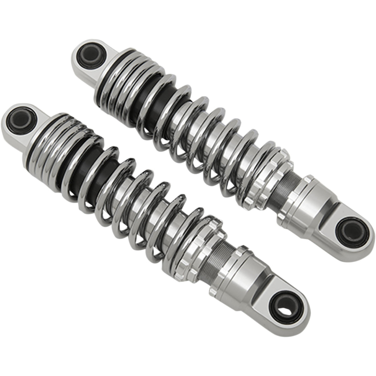 DRAG SPECIALTIES SHOCKS 1310-1197 Premium Ride-Height Adjustable Shocks — 11.00" Premium Ride-Height Adjustable Shocks - Chrome - Standard - 11"
