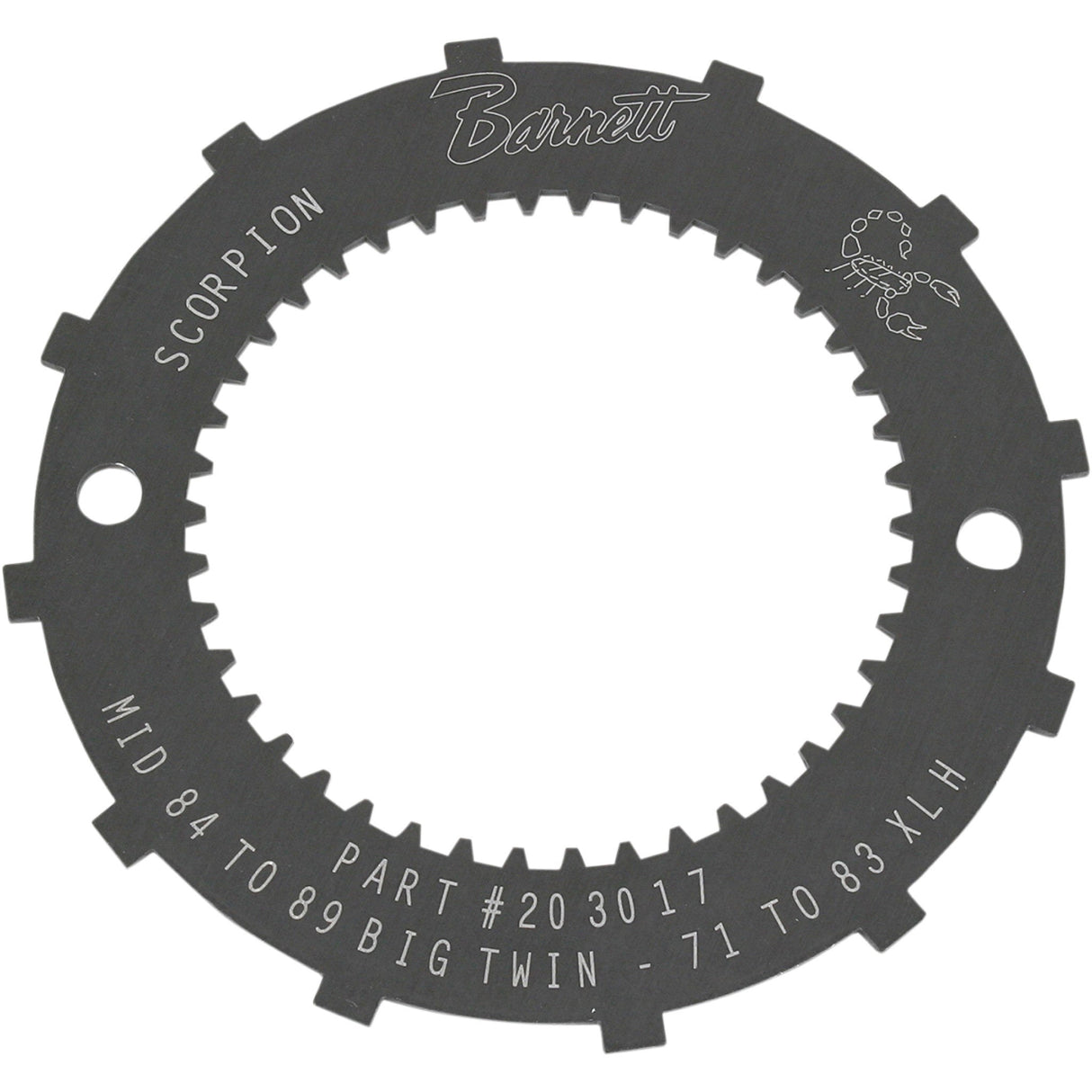 Barnett Scorpion Clutch Lock Plate Clutch Basket Scorpion - 638-30-80086 For Harley Motorcycles 1971-1983