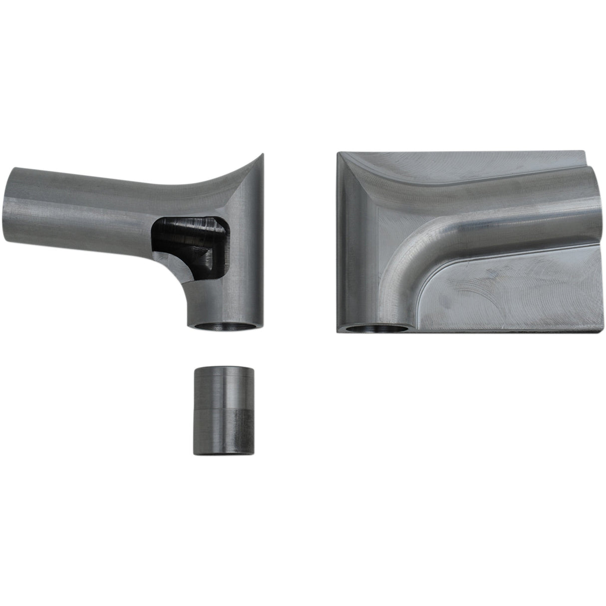 FAT Baggers INC. 1-1/4" EZ Install Pointed Top Handlebar Kit 14" Chrome - 909114 For Harley Touring 2008-2013