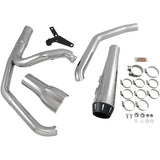 Bassani Xhaust 2-Into-1 Road Rage Exhaust System Chrome - 1S94R For Harley Softail 2018-2024