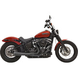 Bassani Xhaust 2-Into-1 Road Rage Exhaust System Black - 1S72RB For Harley Softail 2018-2025