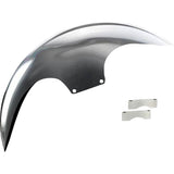 PAUL YAFFE BAGGER NATION 1401-0952 PYO:CAFE-21-14L-C Cafe Front Fender For 21" Wheel - Chrome Adaptors