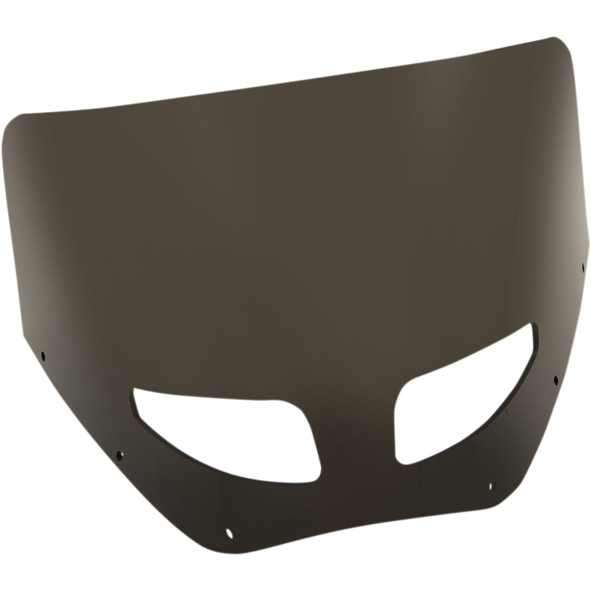 MEMPHIS SHADES 2350-0461 MEP87410 Road Warrior Windshield — Includes Vent - Vented - Dark Black Smoke - 11"