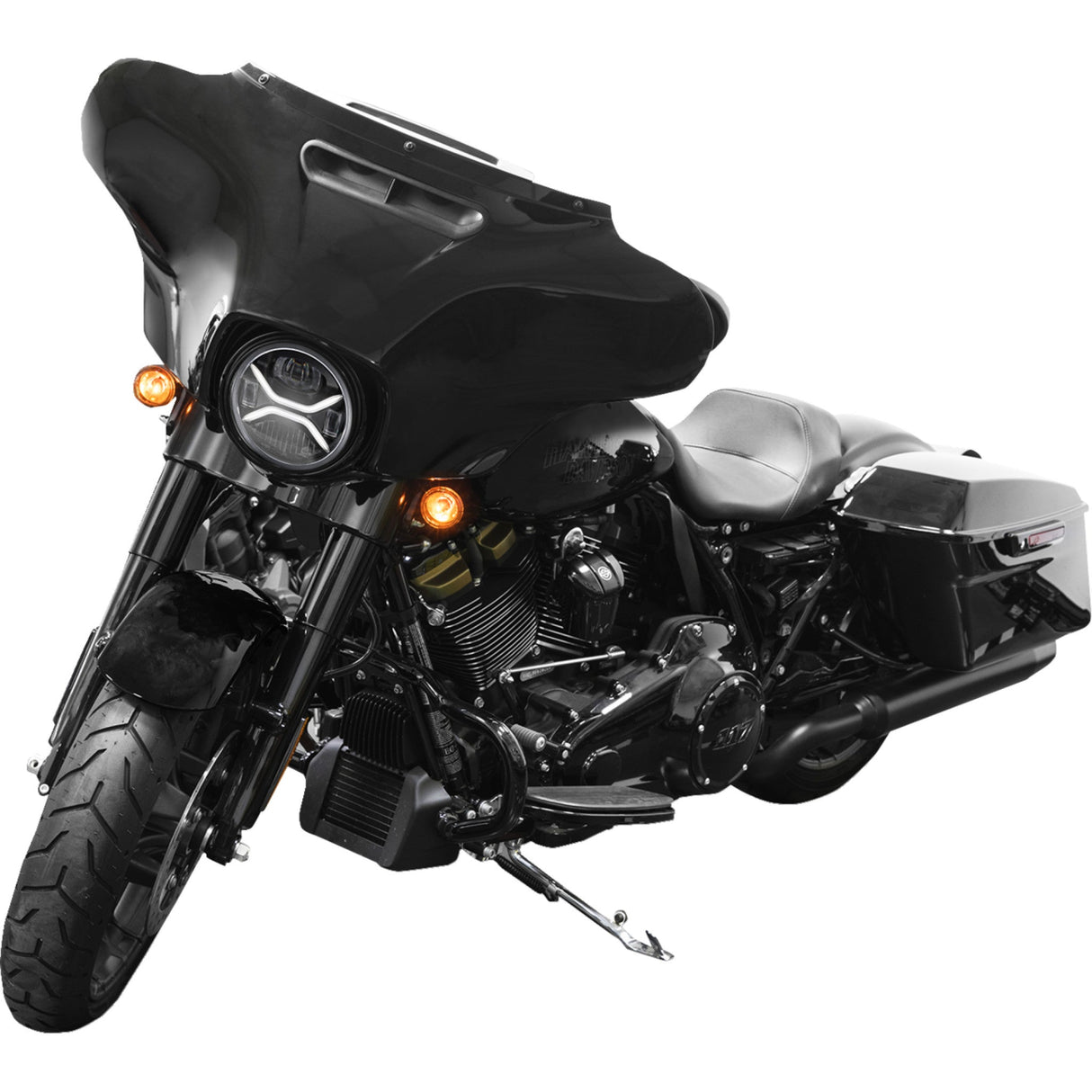 Koso North America Zenith LED Headlight LED Zenith - GA030100 For Harley Touring 1994-2013