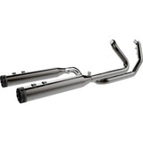 KHROME WERKS 1800-2766 201810A-SR 2-into-1-into-2 Dominator-SR Exhaust System eclipse - without end caps - m8 touring