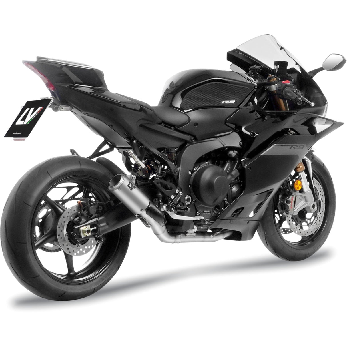 LEOVINCE 1810-3302 15415TU 3-into-1 LV Corsa Exhaust System titanium - yzf-r9