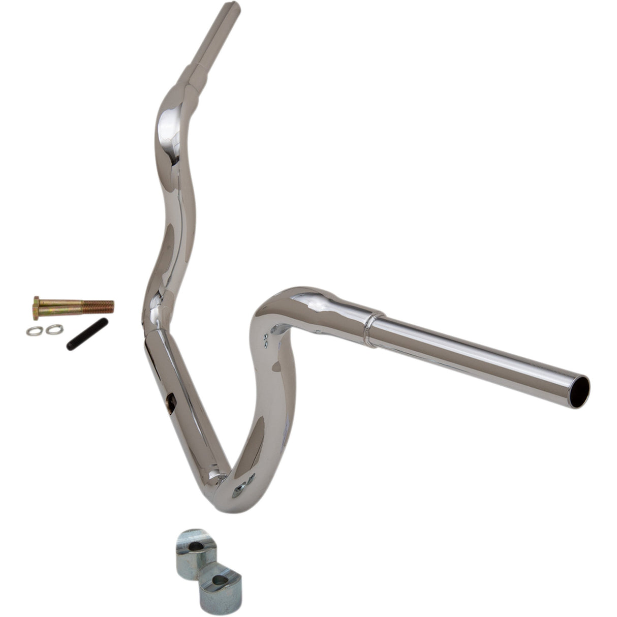LA Choppers 1-1/2" Grande Traditional Ape Hanger Handlebar 10" Chrome - LA-7323-10 For Harley Touring 1983-2013