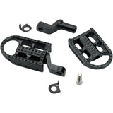 Biltwell Mushman Footpegs Step Black Electroplated - 7002-201-02 For Harley 2007-2022