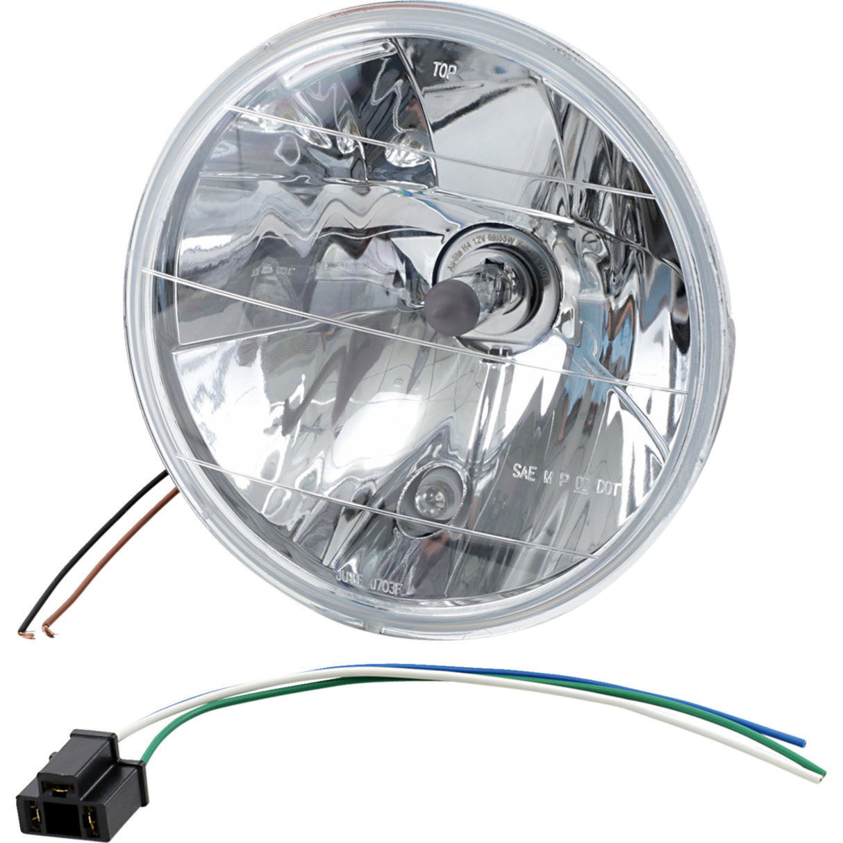 DRAG SPECIALTIES DS280189 7" Headlight With Running Light