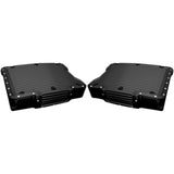 Covingtons Rocker Top Covers Dimpled Black Twin Cam - C1292-B For Harley Motorcycles 1999-2017