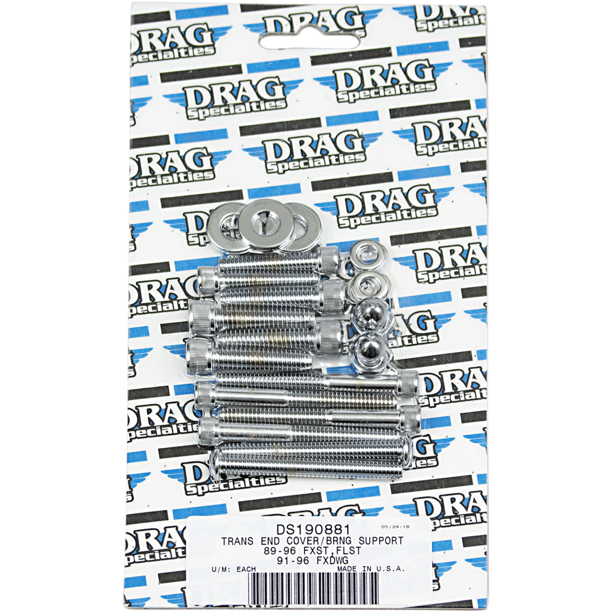 DRAG SPECIALTIES Bolt Set Transmission - End Softail