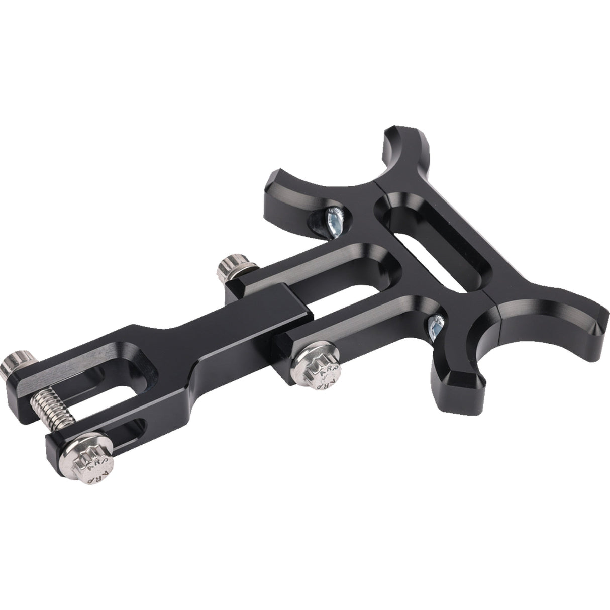 THRASHIN SUPPLY CO. 2210-0633 TSC-2215 Gauge Relocation Bracket - Holeshot riser gauge relocation mounting bracket - Black